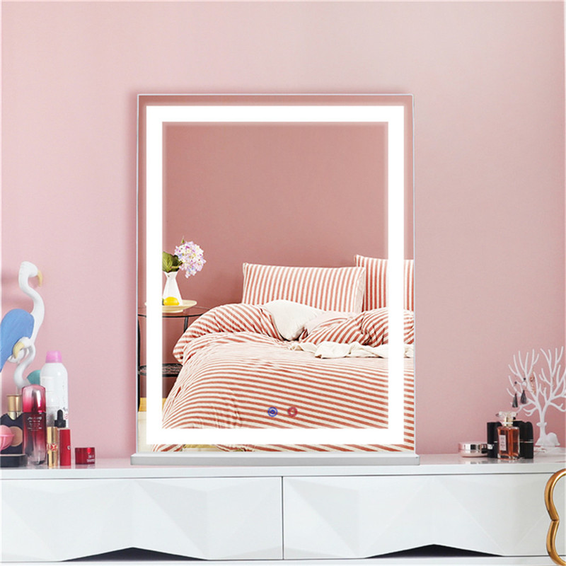 Modern Fashion Frameless Decorative Bedroom LED Light Makeup Mirror